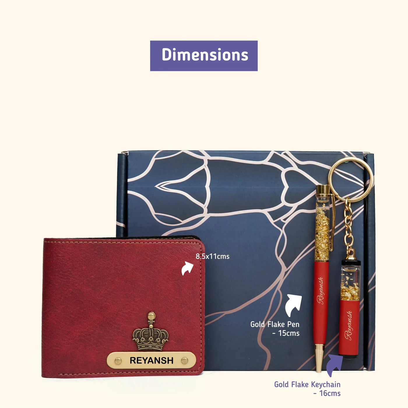 Personalised Brother (Bhai) Combo 2.0 - Maroon