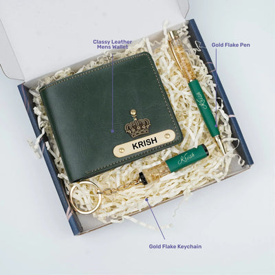 Personalised Brother (Bhai) Combo 2.0 - Olive Green