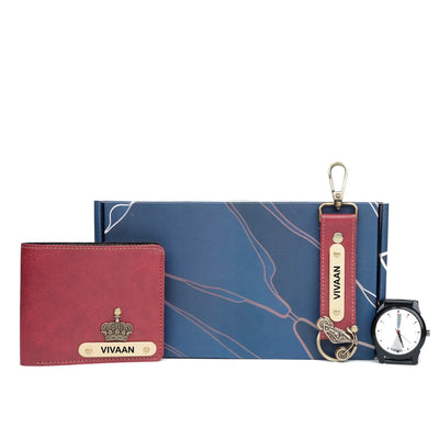 Personalised Brother (Bhai) Combo 3.0 - Maroon