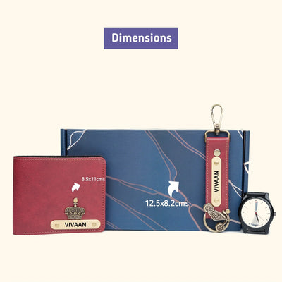 Personalised Brother (Bhai) Combo 3.0 - Maroon