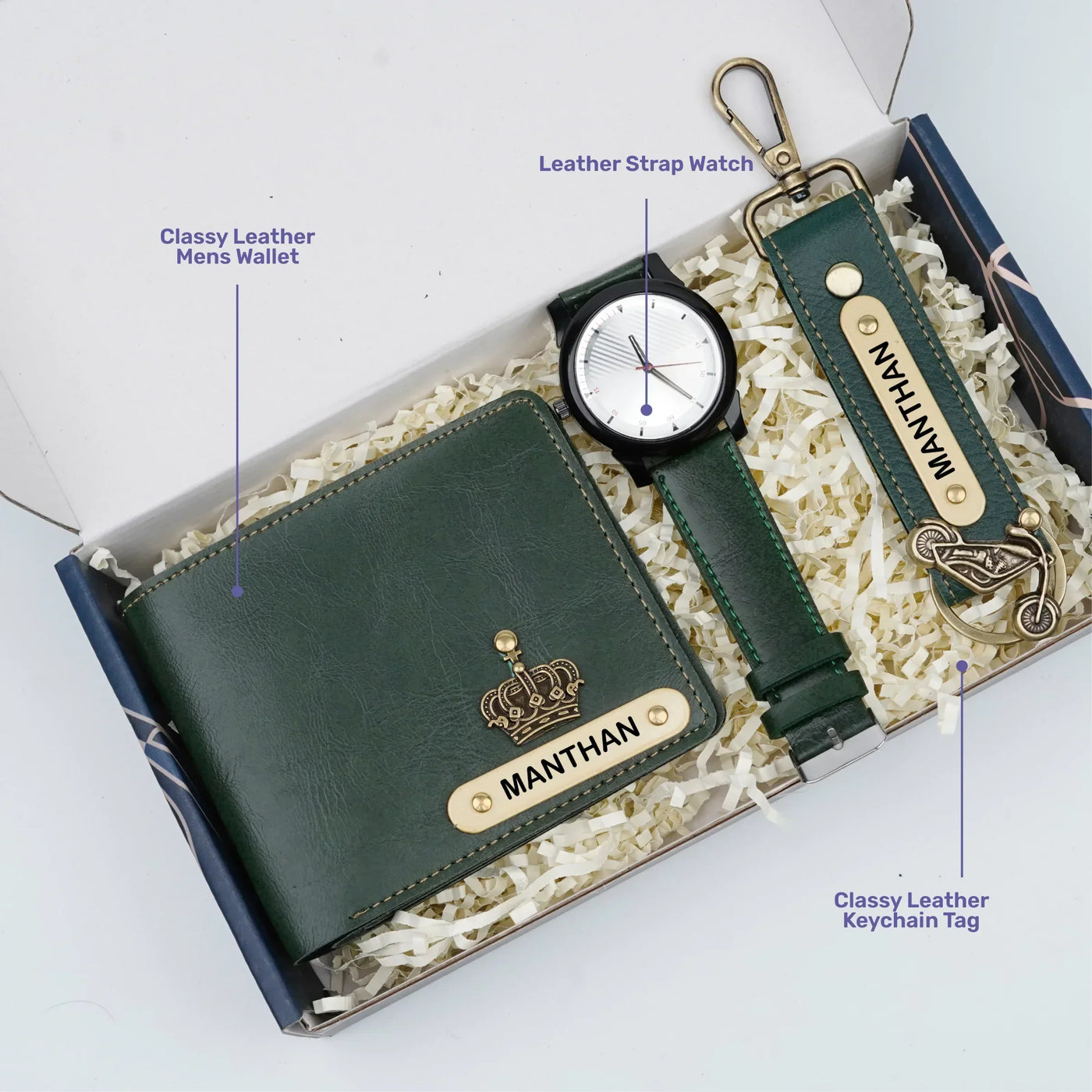 Personalised Brother (Bhai) Combo 3.0 - Olive Green