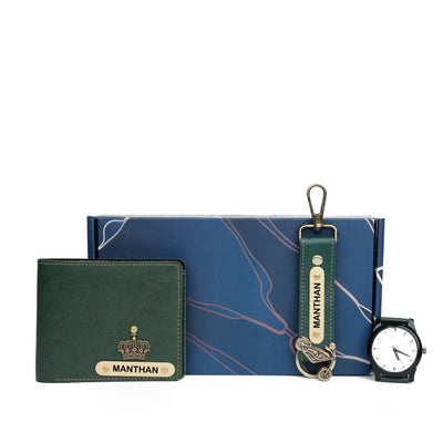 Personalised Brother (Bhai) Combo 3.0 - Olive Green