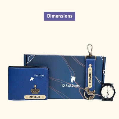 Personalised Brother (Bhai) Combo 3.0 - Royal Blue