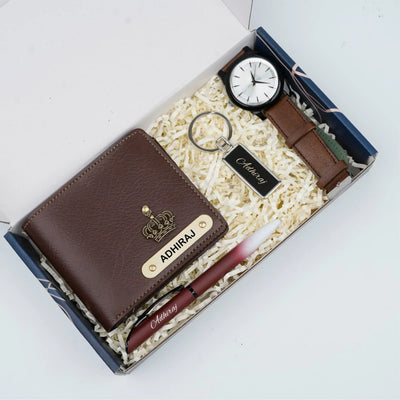 Personalised Brother (Bhai) Combo 4.0 - Brown