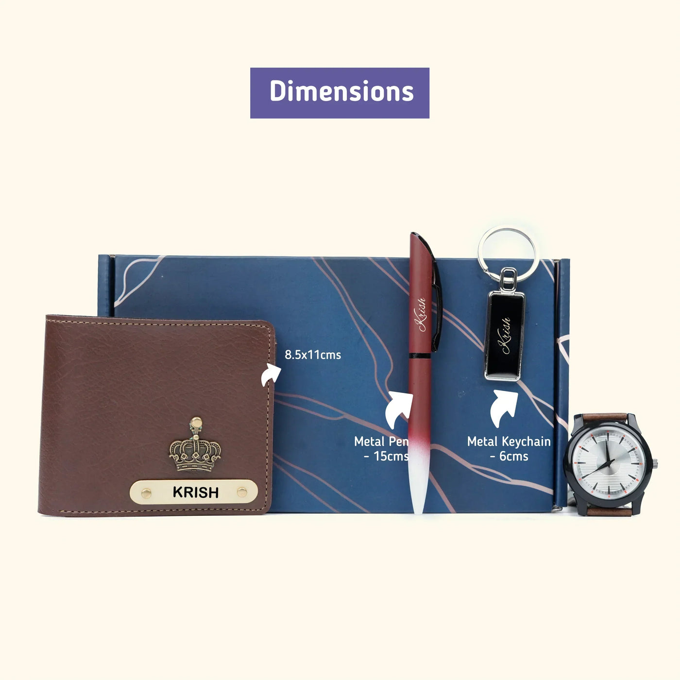 Personalised Brother (Bhai) Combo 4.0 - Brown