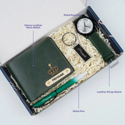 Personalised Brother (Bhai) Combo 4.0 - Olive Green