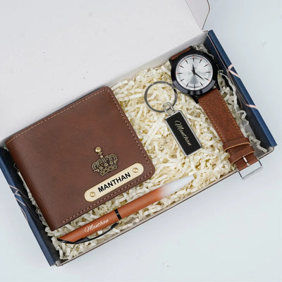 Personalised Brother (Bhai) Combo 4.0 - Tan