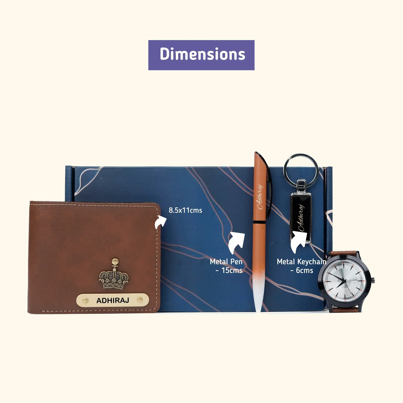 Personalised Brother (Bhai) Combo 4.0 - Tan