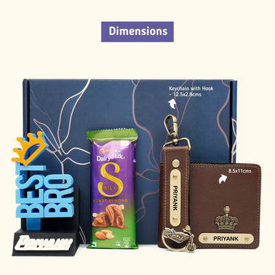 Personalised Brother (Bhai) Combo 7.0 - Brown