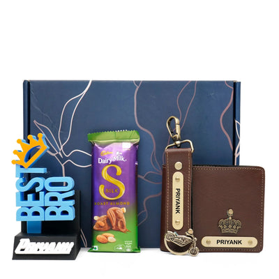 Personalised Brother (Bhai) Combo 7.0 - Brown