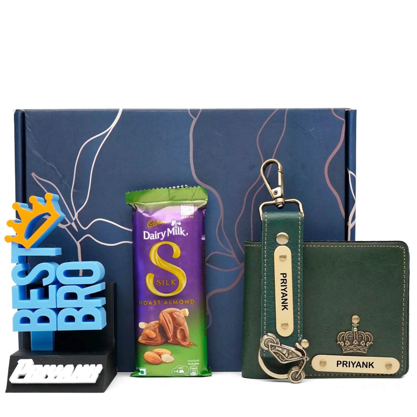 Personalised Brother (Bhai) Combo 7.0 - Olive Green