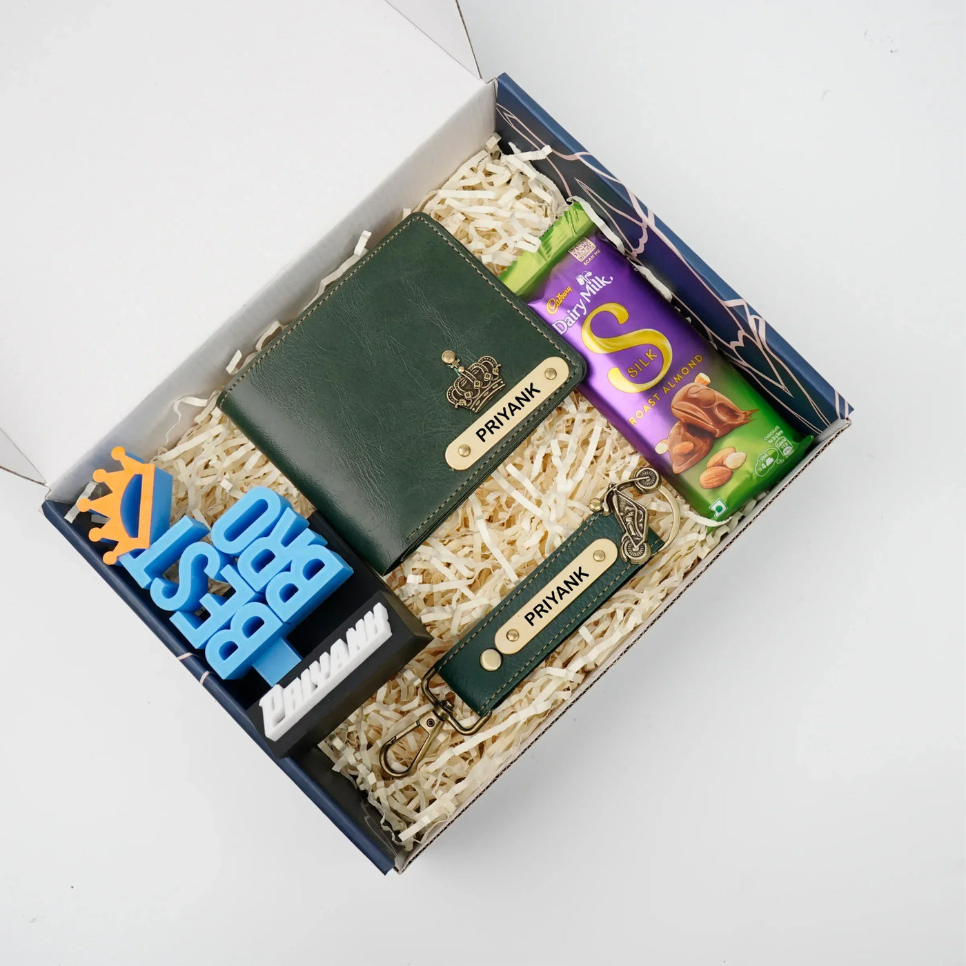 Personalised Brother (Bhai) Combo 7.0 - Olive Green