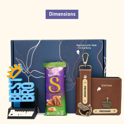 Personalised Brother (Bhai) Combo 7.0 - Tan