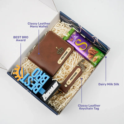 Personalised Brother (Bhai) Combo 7.0 - Tan