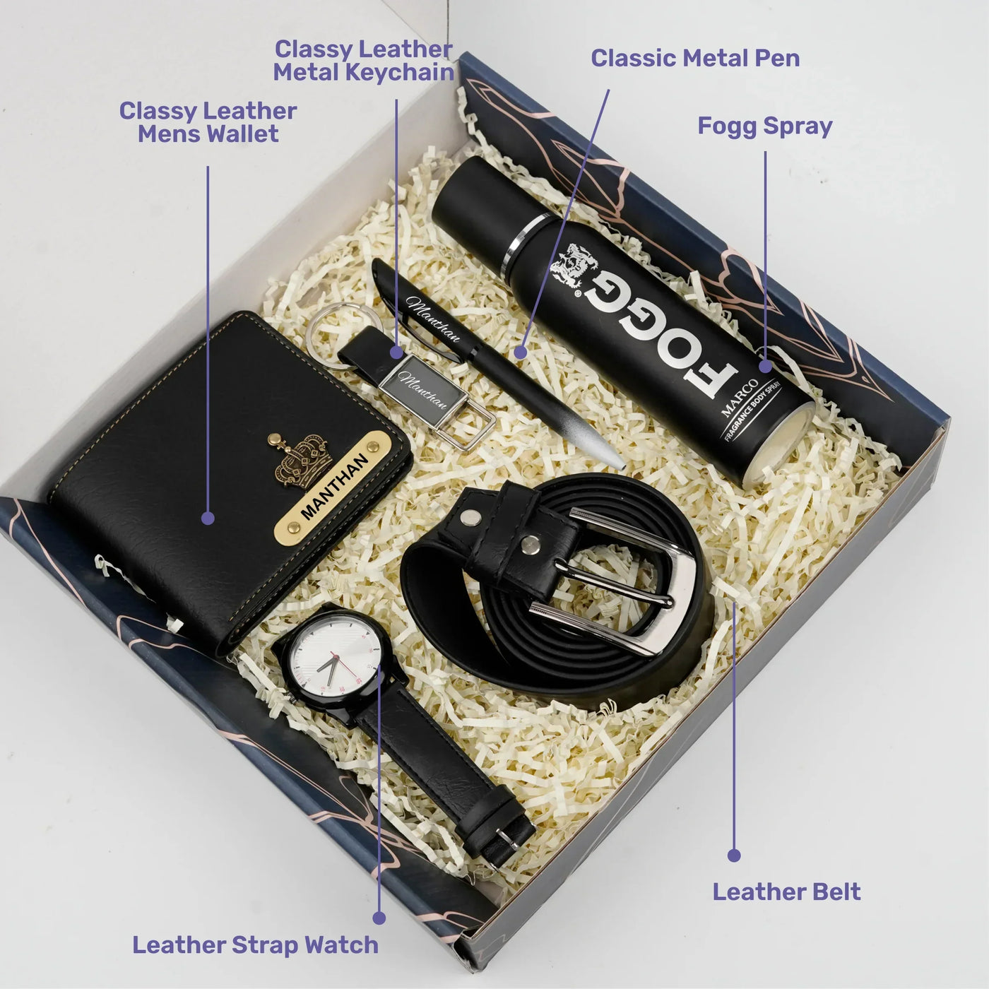 Personalised Brother (Bhai) Combo 6.0 - Black