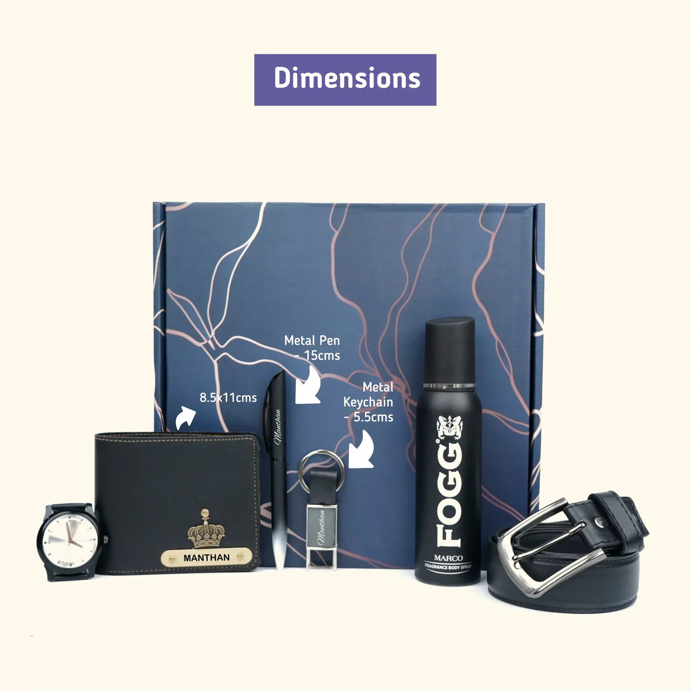 Personalised Brother (Bhai) Combo 6.0 - Black