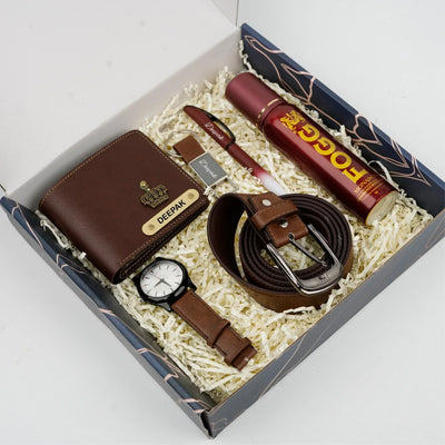 Personalised Brother (Bhai) Combo 6.0 - Brown