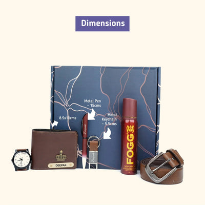 Personalised Brother (Bhai) Combo 6.0 - Brown