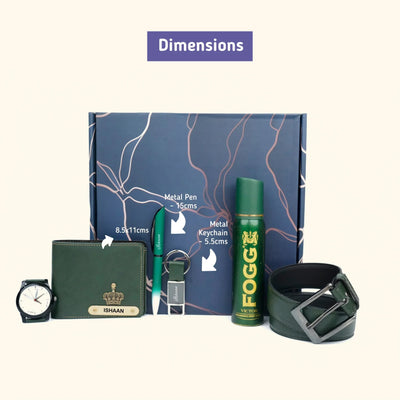 Personalised Brother (Bhai) Combo 6.0 - Olive Green