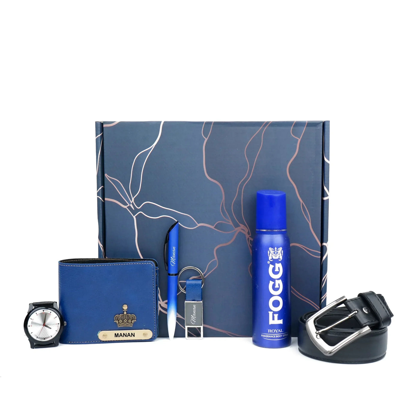 Personalised Brother (Bhai) Combo 6.0 - Royal Blue