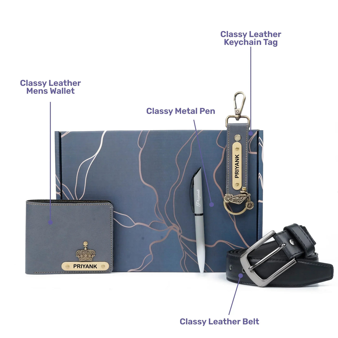 Personalised Brother (Bhai) Combo 5.0 - Dark Grey