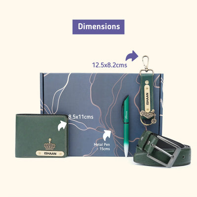 Personalised Brother (Bhai) Combo 5.0 - Olive Green