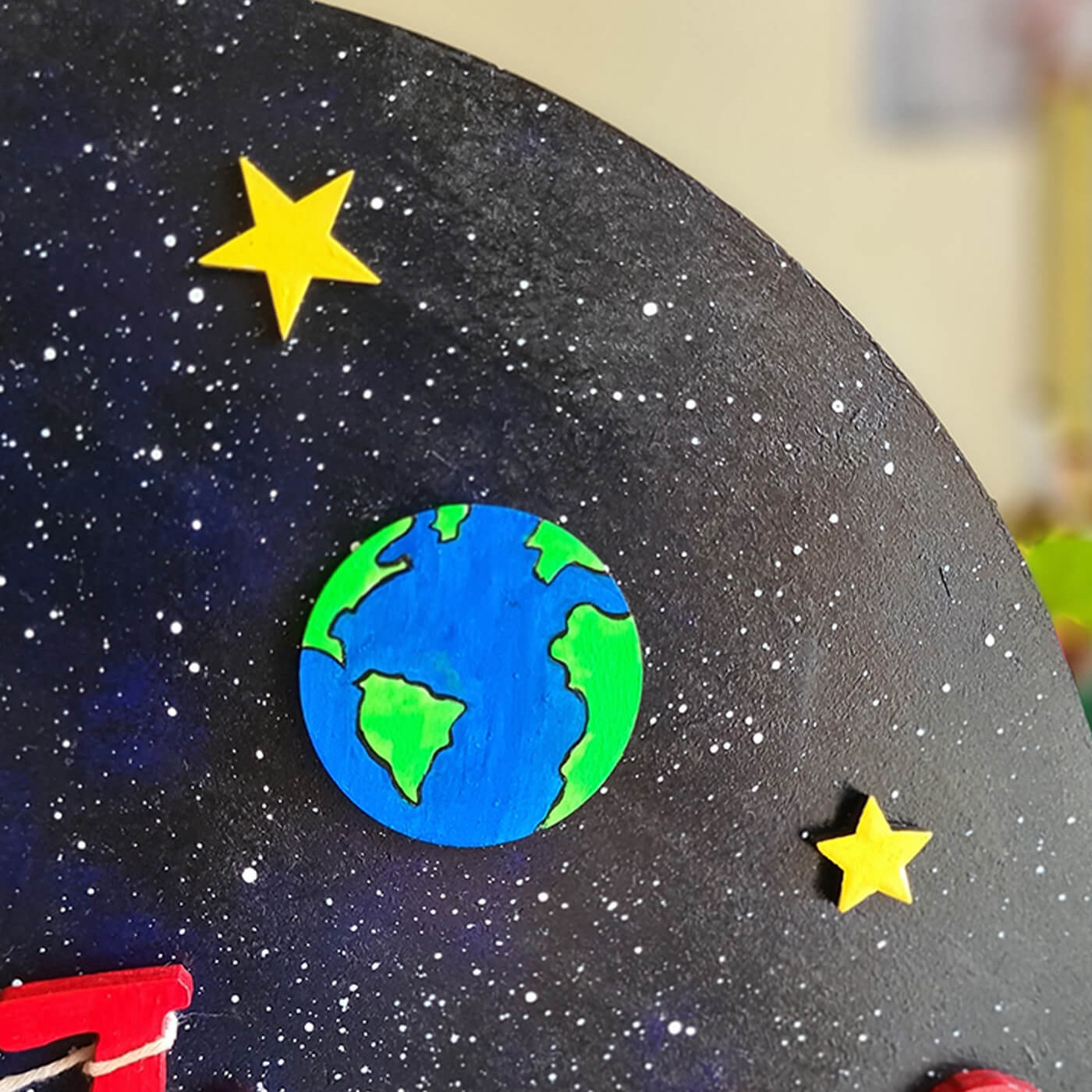 Space Theme Nameboard for Kids