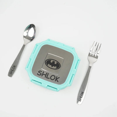 Personalised Engraved Tiffin Box Set - Medium - Light Green