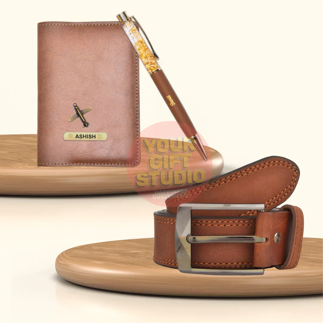 Customized Men's 3 Pcs Combo 2.0 - Brown