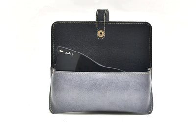 Customized Men's Wallet and Eyewear Case - Grey