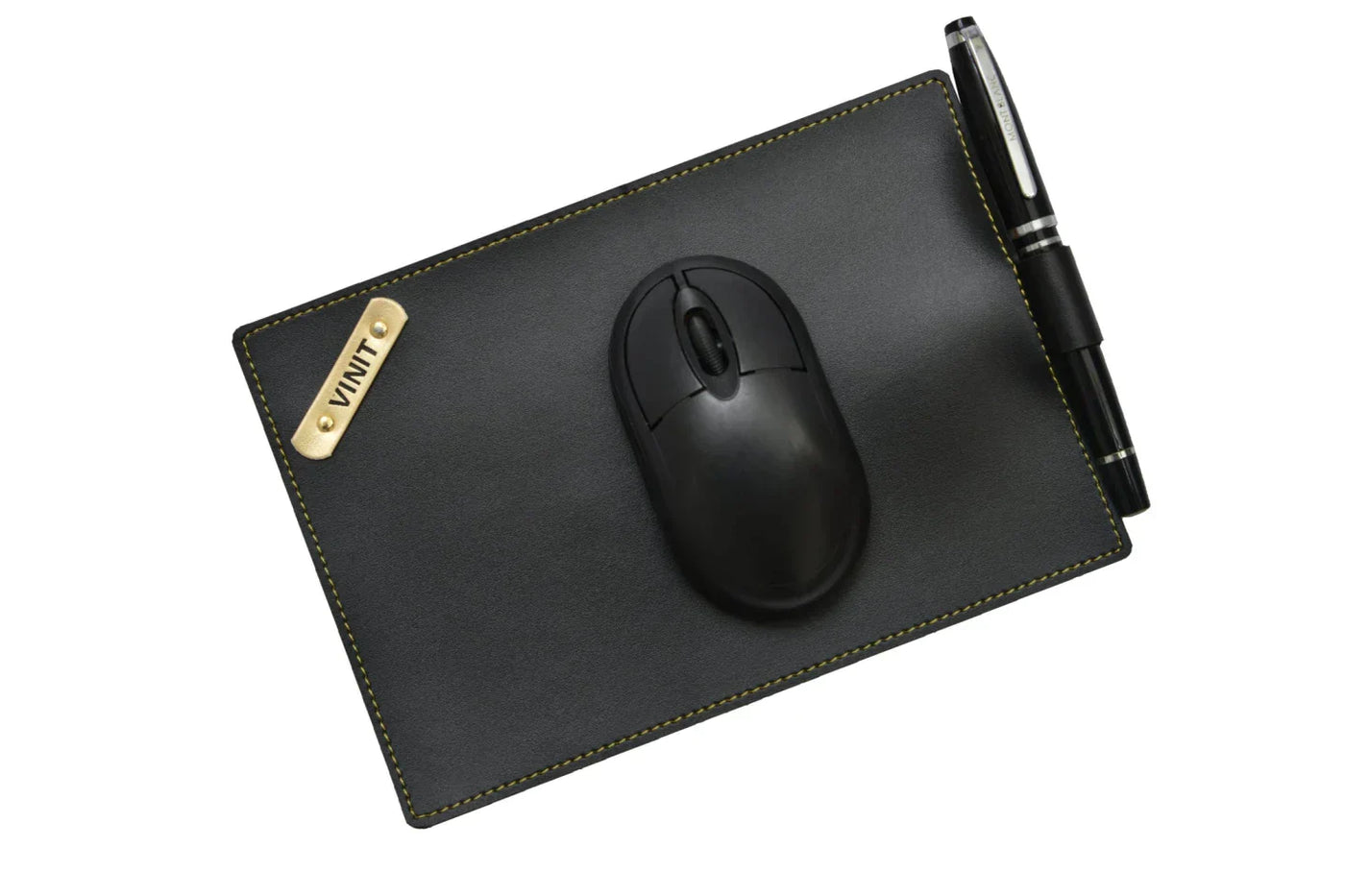 Personalized Mouse Pad with Name - Black