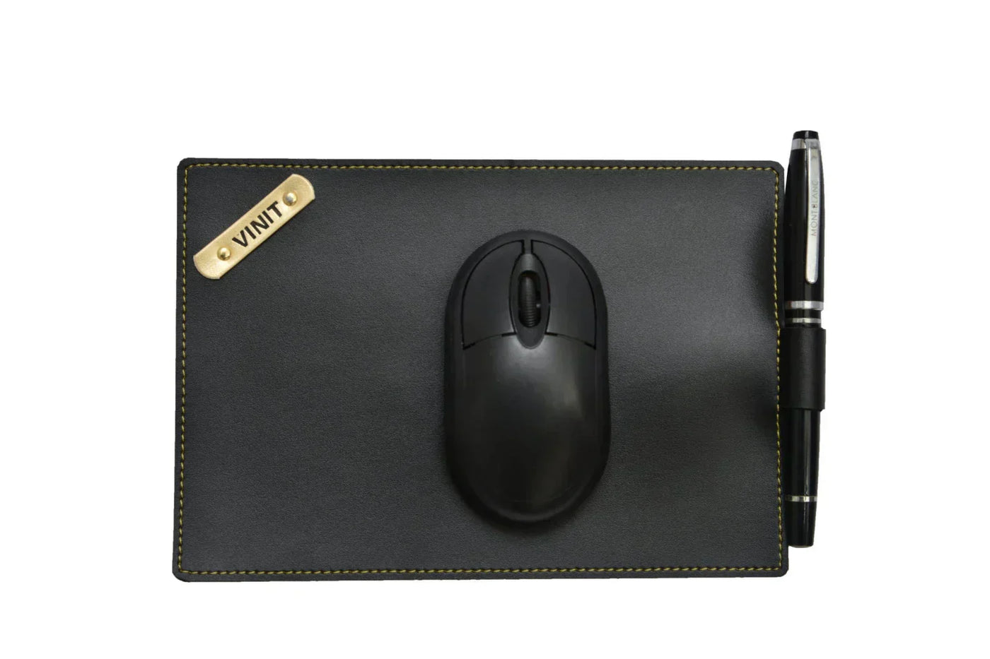 Personalized Mouse Pad with Name - Black