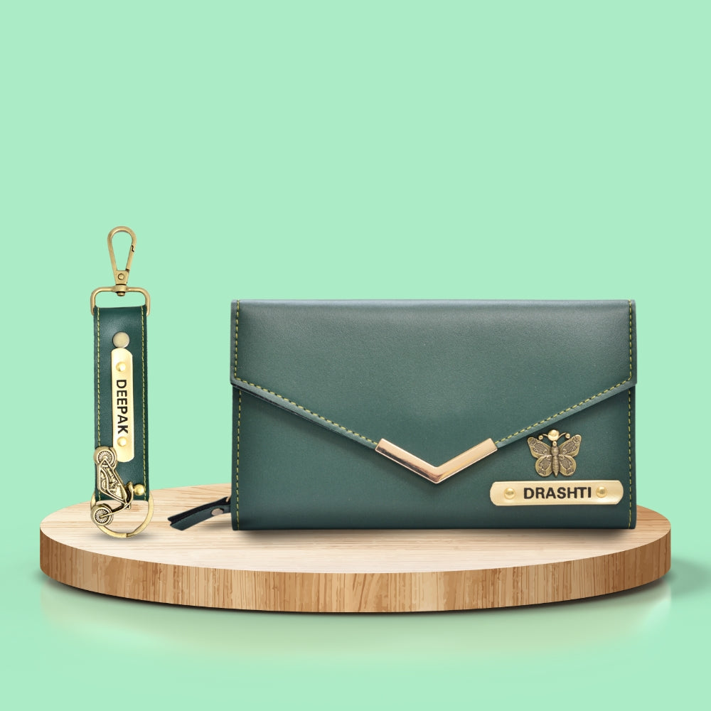 Customized Women's Gift Combo 2 Pcs - Green