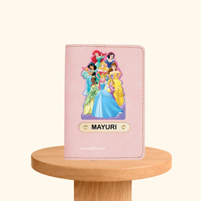 Disney Print Personalised Nexon Passport Cover - Pink