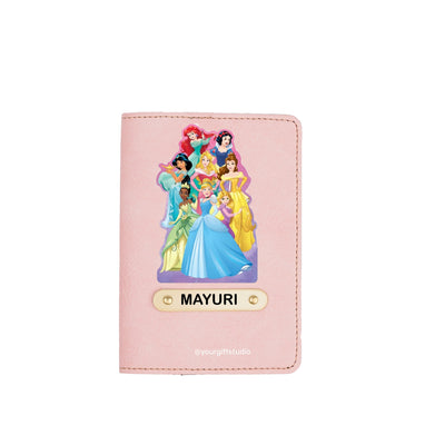 Disney Print Personalised Nexon Passport Cover - Pink