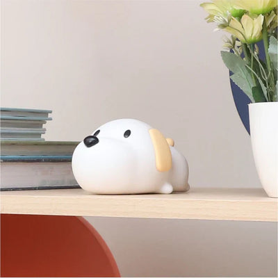 Cute Puppy 3D Silicon RGB Colour-Changing Chargeable Touch Lamp