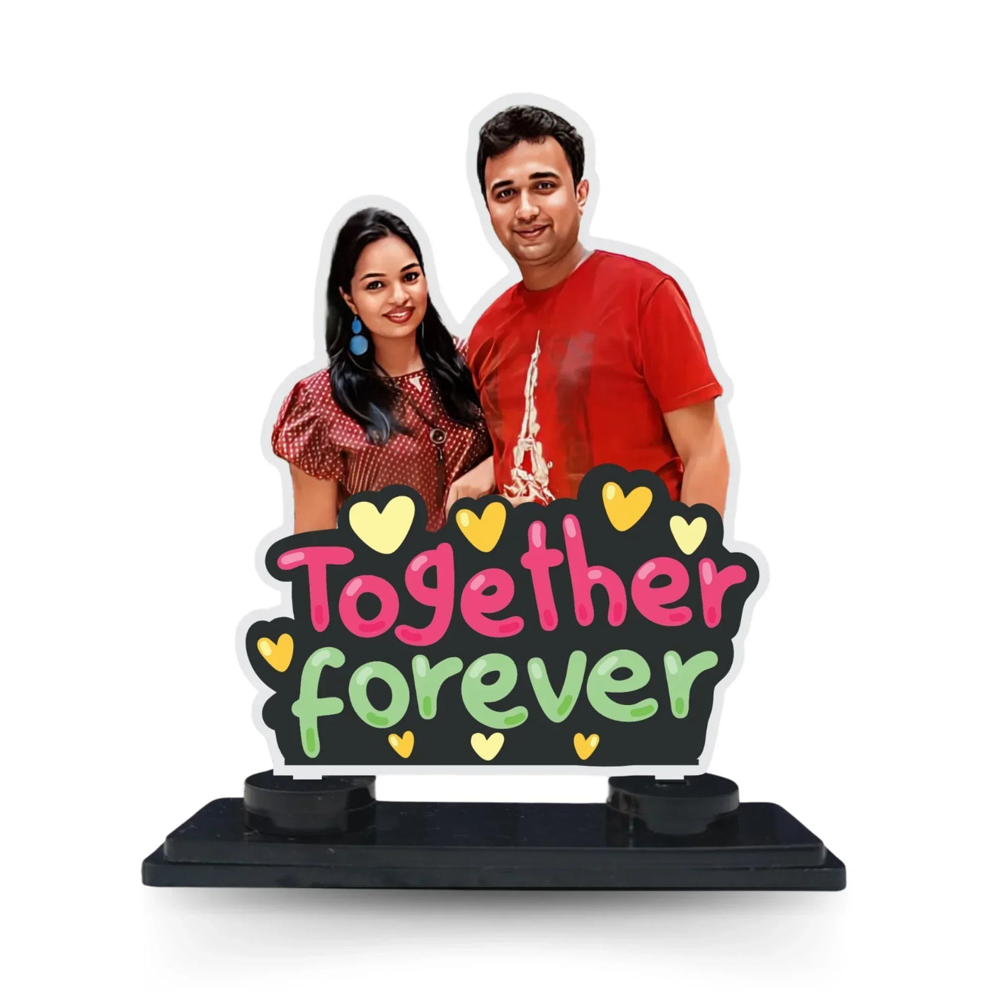 Your Gift Studio Together Forever Personalised Avtar Magnetic Stand