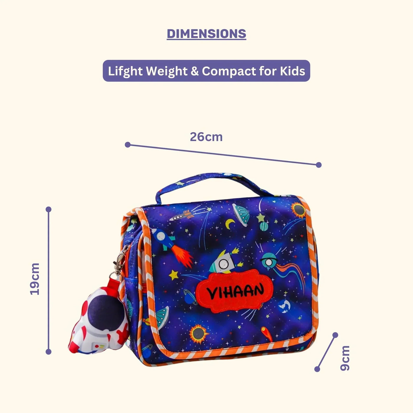 Your Gift Studio Space Themed Customised Multipurpose Travel Kit For Kids (Blue)