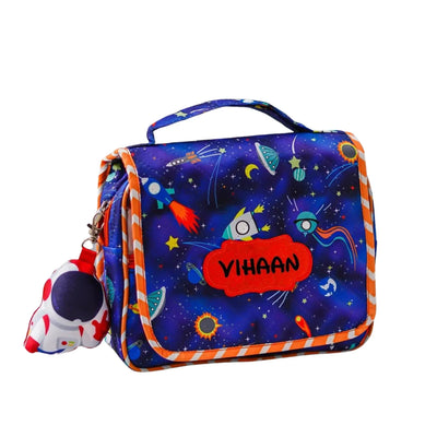 Your Gift Studio Space Themed Customised Multipurpose Travel Kit For Kids (Blue)