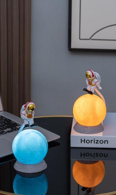 Astronaut On Moon Desk Lamp (Select From Drop Dow Menu)