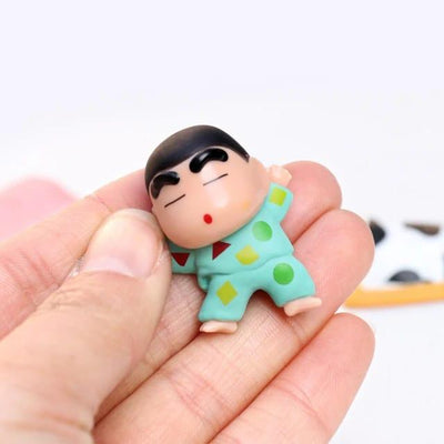 Shinchan Sleeping Figures (Set of 3) - Shinchan, Hiroshi, and Himawari