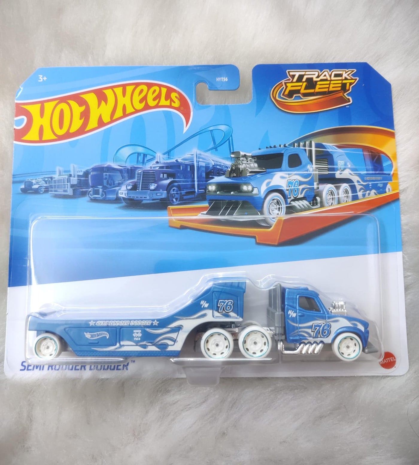 Hot Wheels Track Fleet Semi Rodger Dodger Truck Exclusive Collection