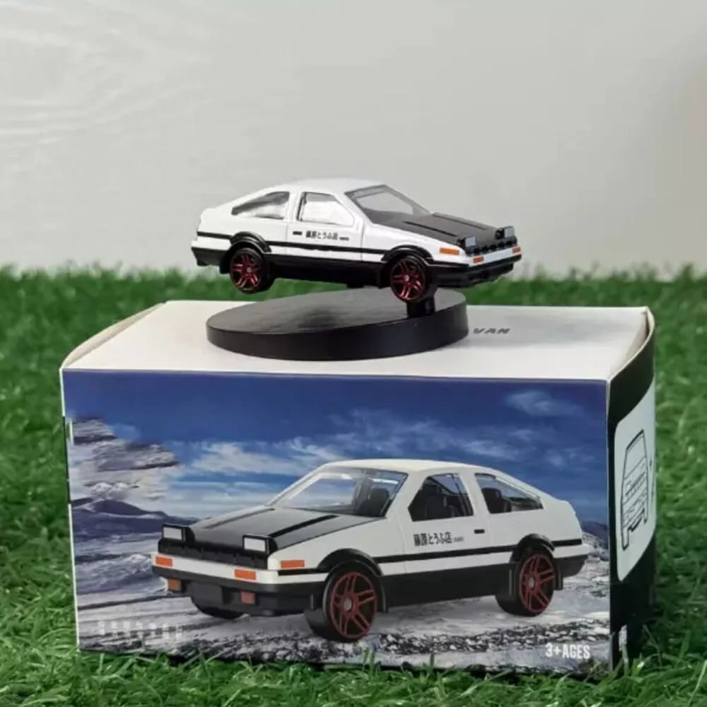 AE86 Sedan Car Alloy Model Van Drifting for Car dashboard.