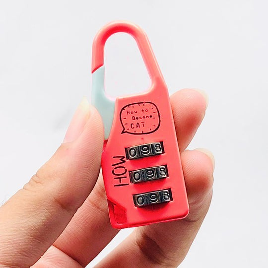 Cute Mini Kitty Cat Password Lock (Select From Drop Down Menu)