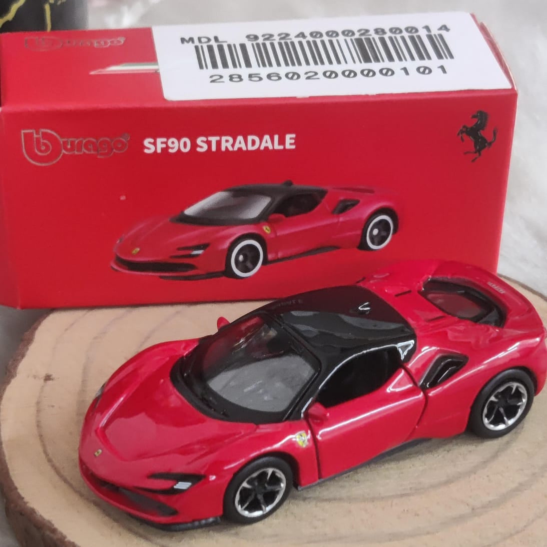 Official Bburago SF90 Stradale - 1 : 64 Diecast Scale Model