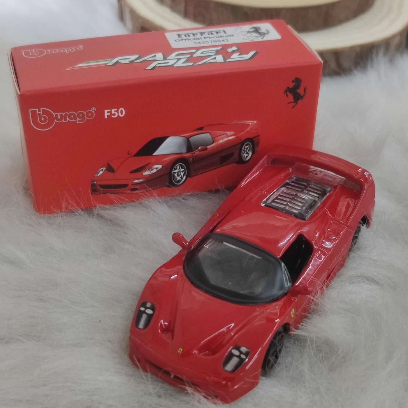 Official Bburago F50 - 1 : 64 Diecast Scale Model