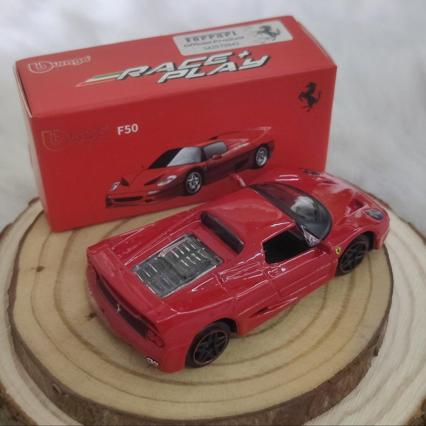 Official Bburago F50 - 1 : 64 Diecast Scale Model