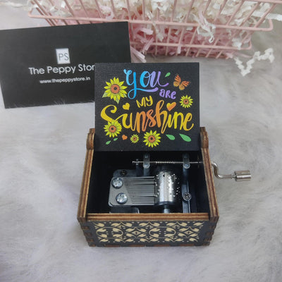 You are my Sunshine Black Music Box