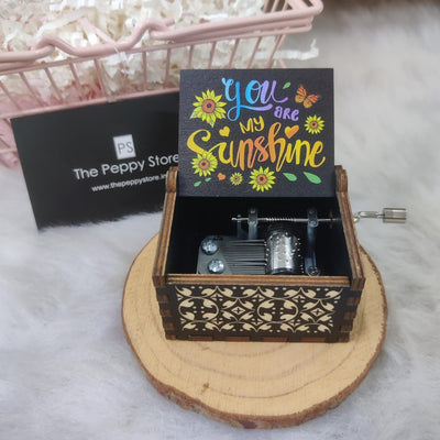 You are my Sunshine Black Music Box