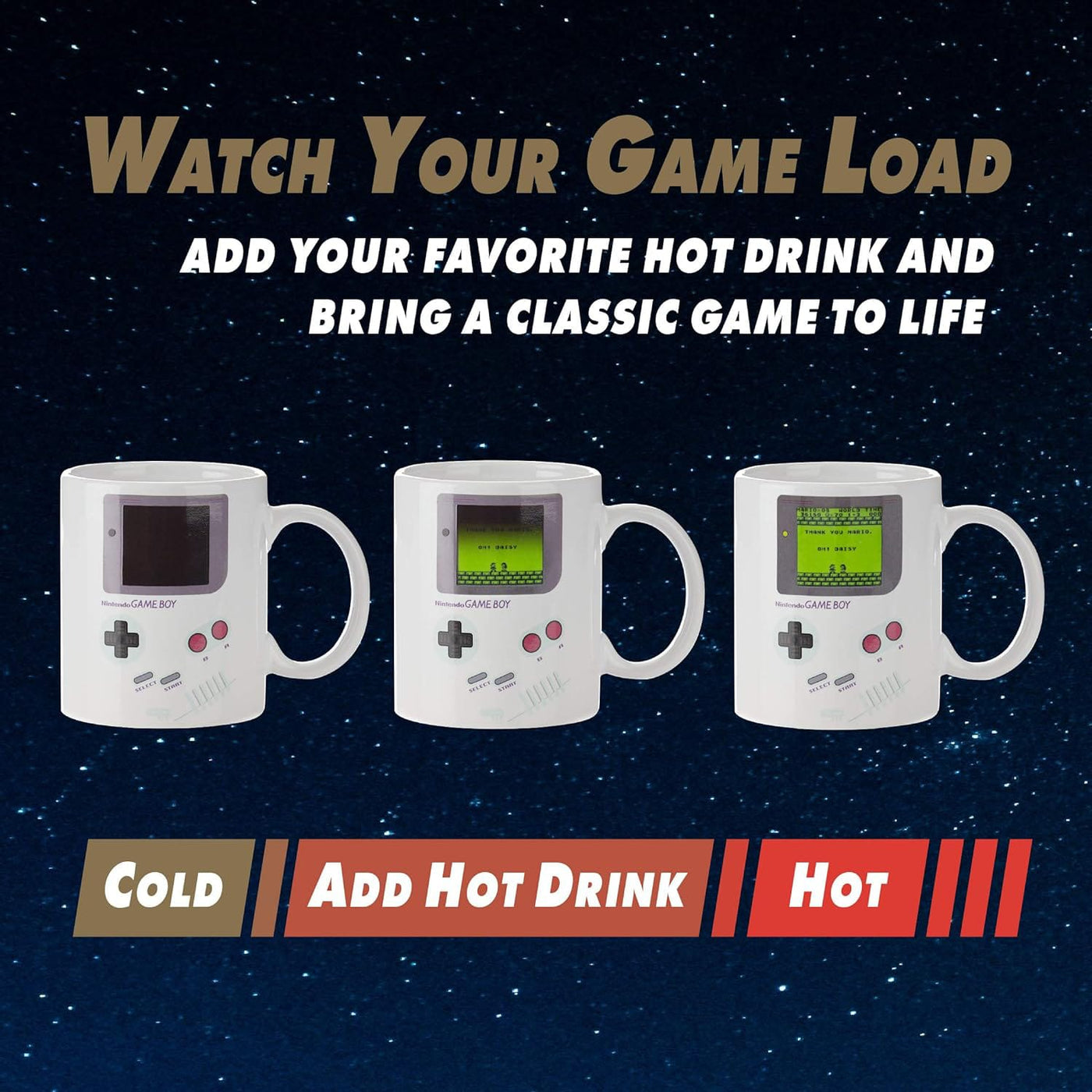 Gameboy Heat Change 3D Ceramic Mug